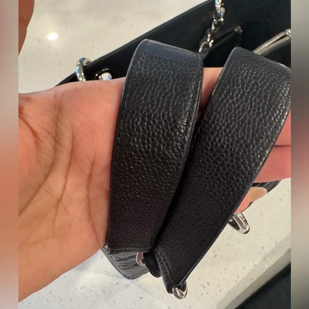 CHANEL GST Grand Shopper Tote Black with silver hardware - Picture 9 of 13